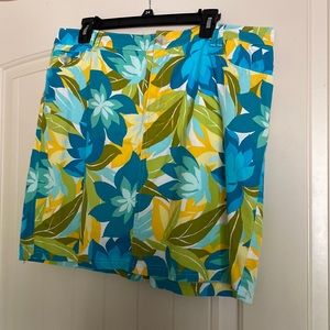 Croft & Barrow Tropical Short Skirt